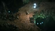Monk exploring Act 4 in Path of Exile 2 (Image via Grinding Gear Games)